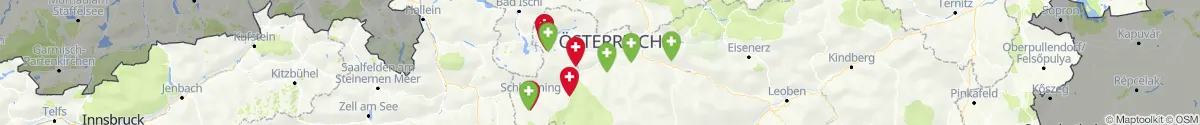 Map view for Pharmacies emergency services nearby Mitterberg-Sankt Martin (Liezen, Steiermark)